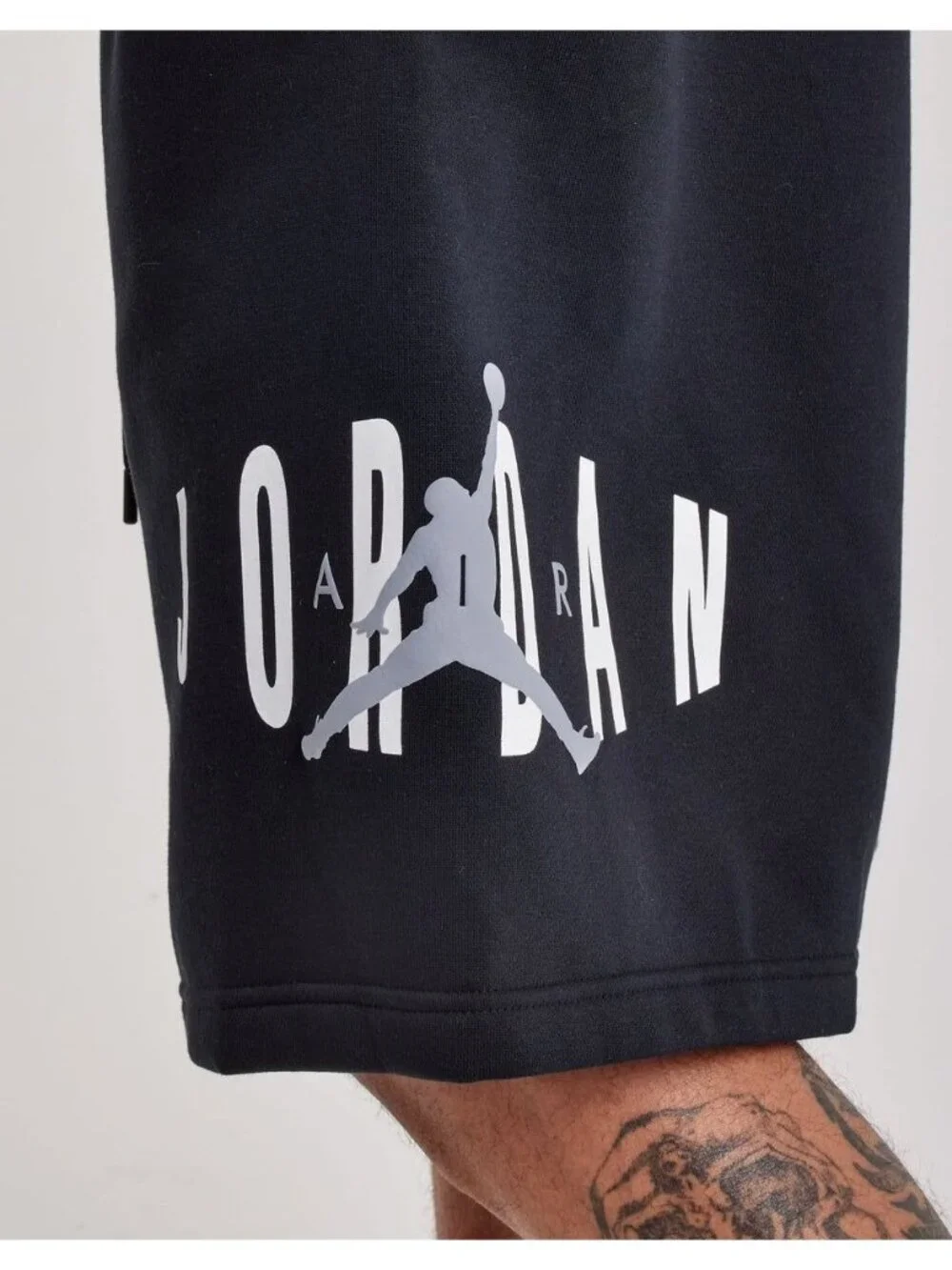 Jordan Men's Brooklyn Fleece Shorts Oversized Black Size M NEW WITH TAGS!